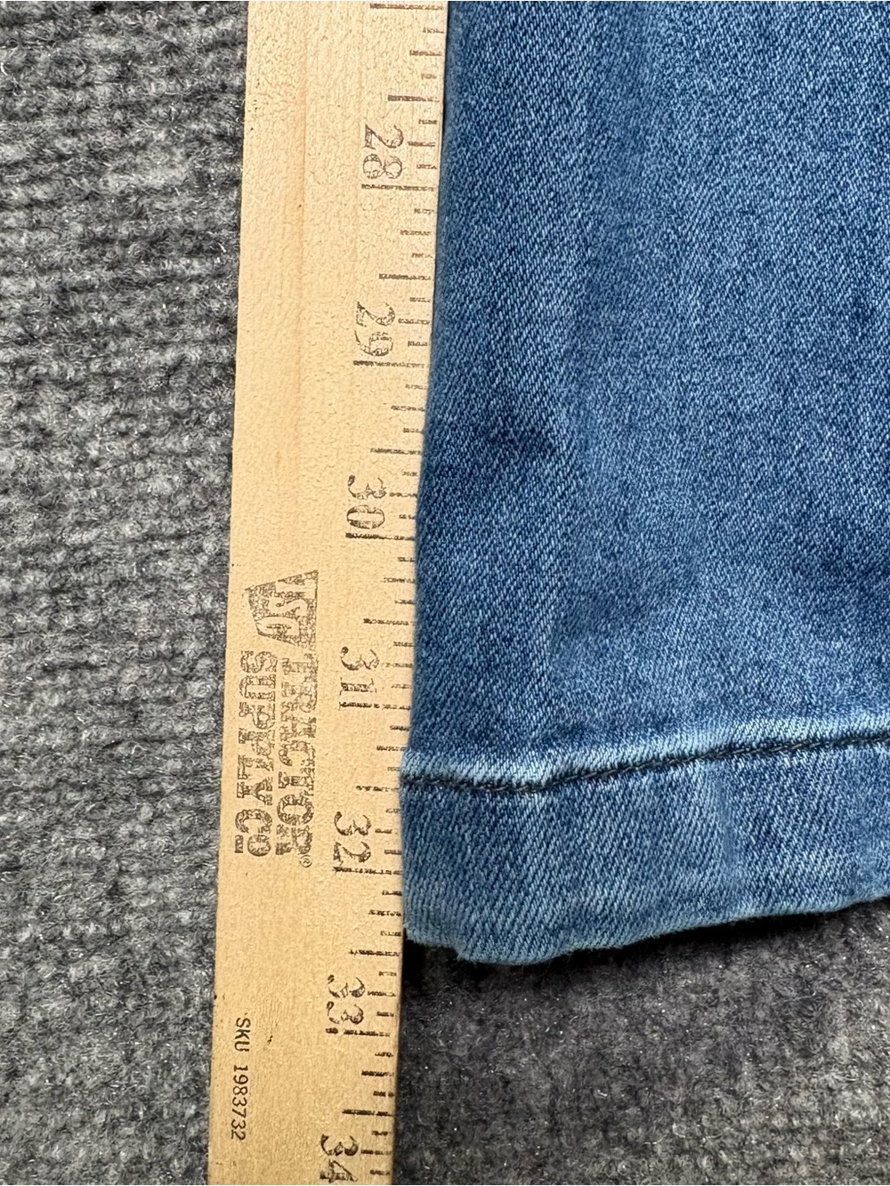 Pilcro Anthropologie Jeans Womens 26 Blue Wide Leg Cinch Buckle Back Denim - Picture 11 of 16